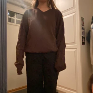Brun oversized stickad kofta - Köpt second hand❤️❤️❤️