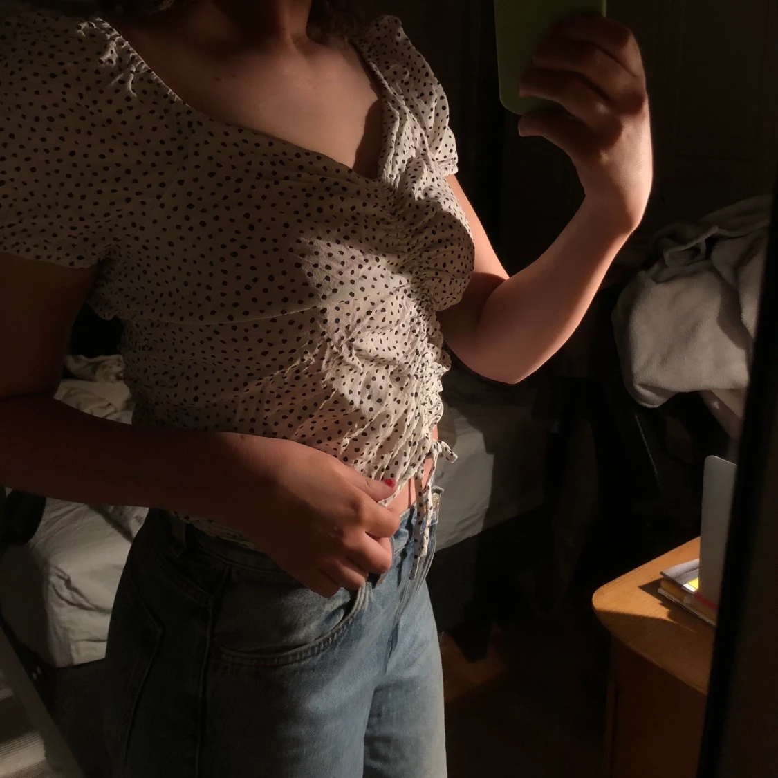 Super fin prickig topp🖤🤍