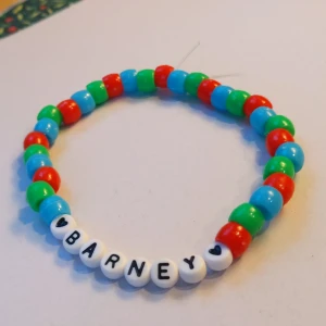 Custom triple colored bracelet - You can choose the name and hearts