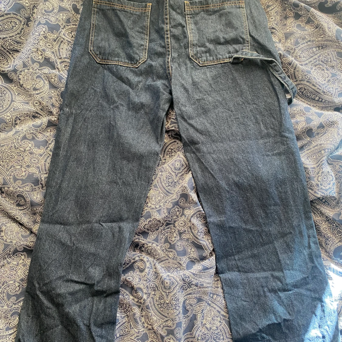 Blå carpenter jeans doubble knee avklipp - 90