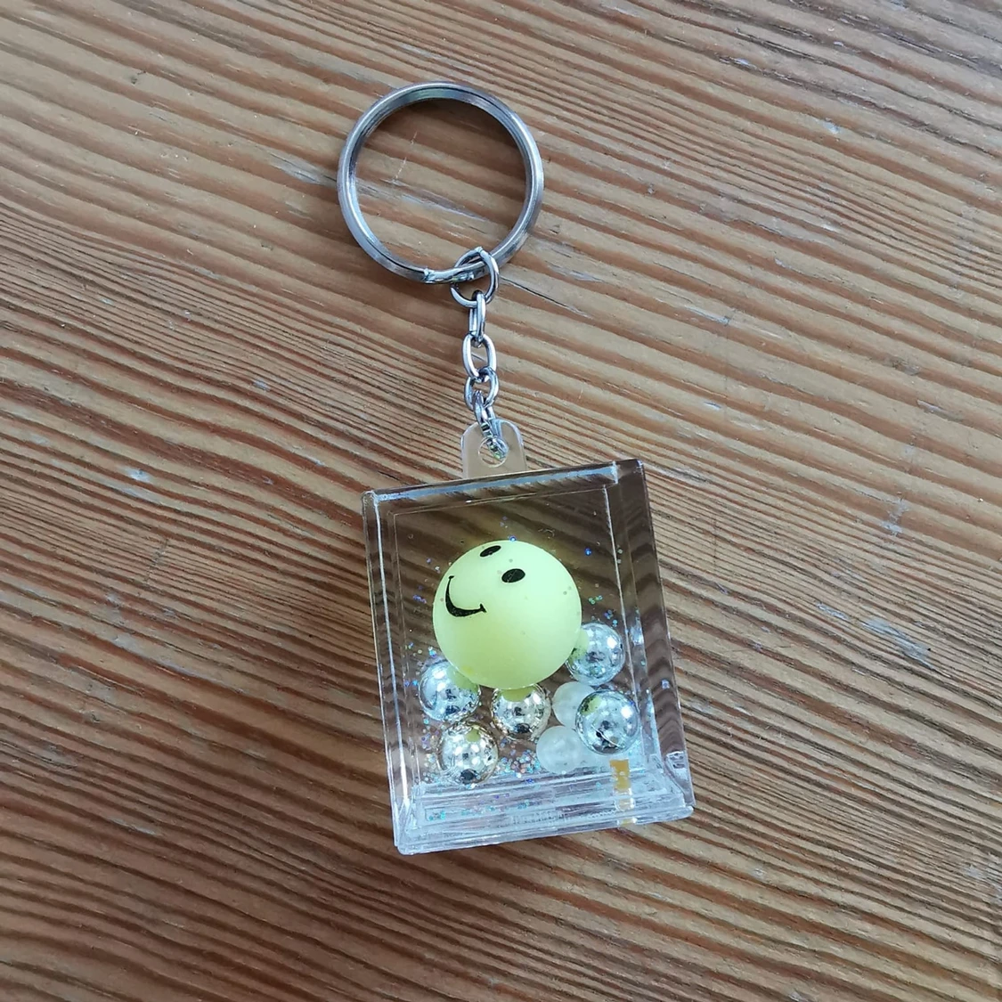 Smiley nyckelring äkta y2k - 90