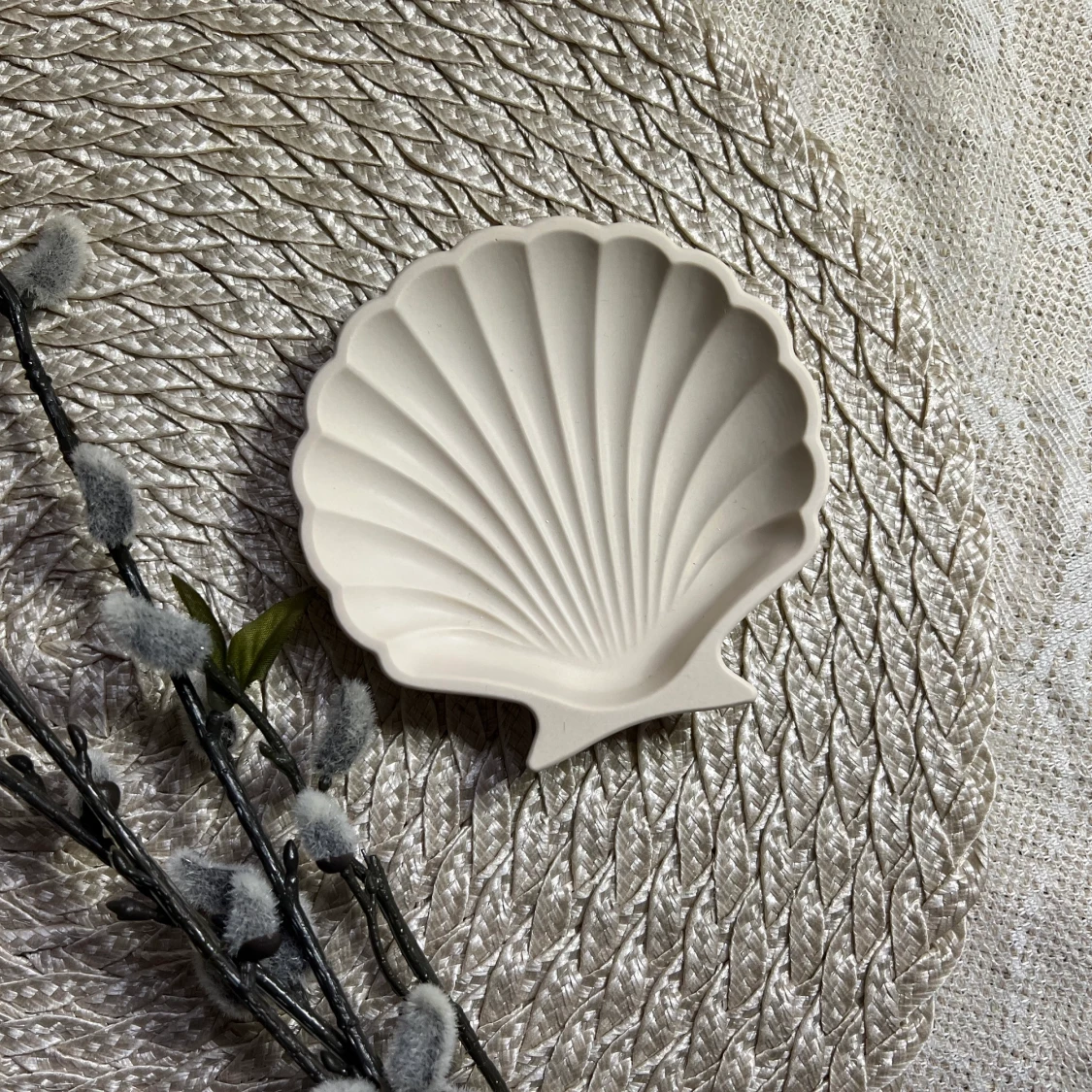 Sea shells beige - Bricka - 90