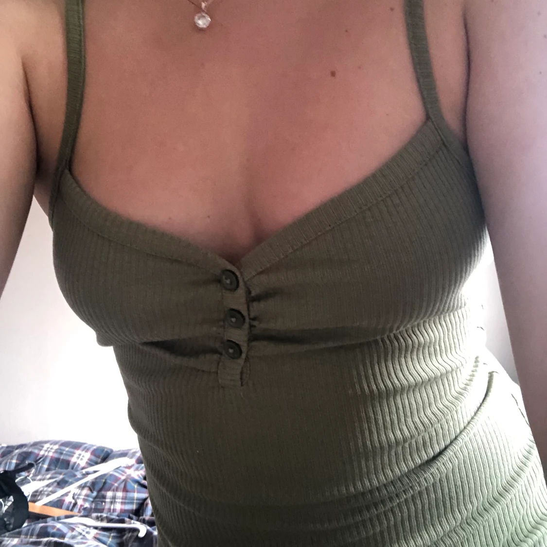 Olivgrön klänning 🫒