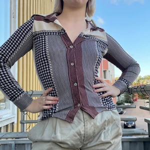 Mönstrad skjorta - Skitsnygg mönstrad skjorta med stretchig passform. 