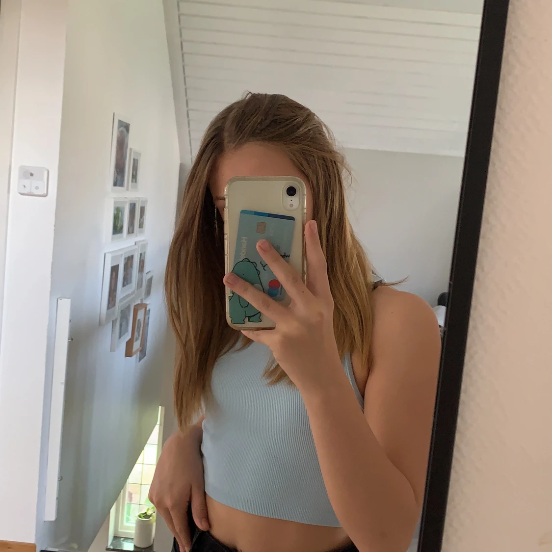 Ett blått linne från H&M