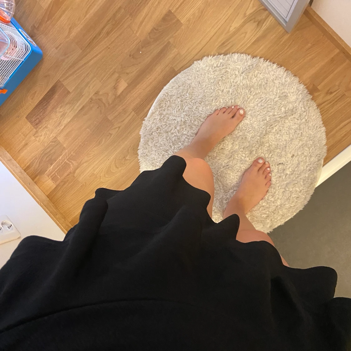 Klänning med volang  - 91