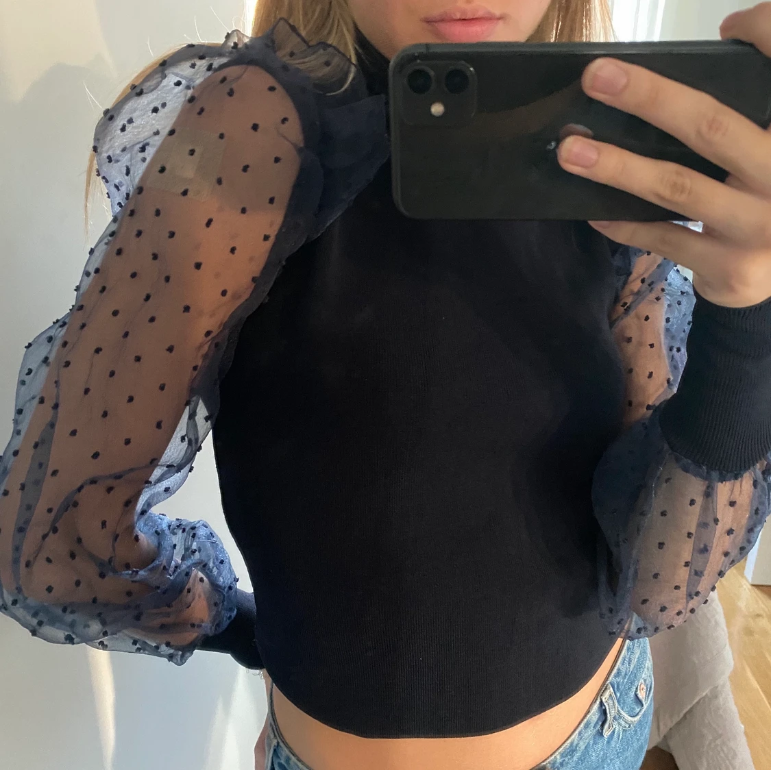 Mörkblå topp  - 91