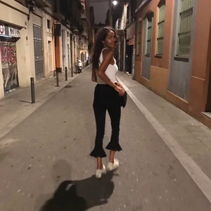 Dark grey zara trousers - Good condition but a bit worn out:)