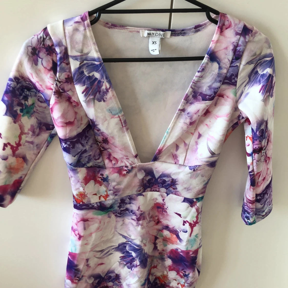 Nelly - Blommig klänning, strl XS - 1