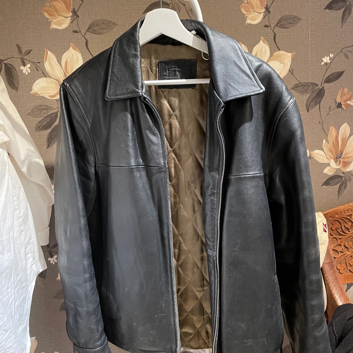 Vintage skinnjacka - 90