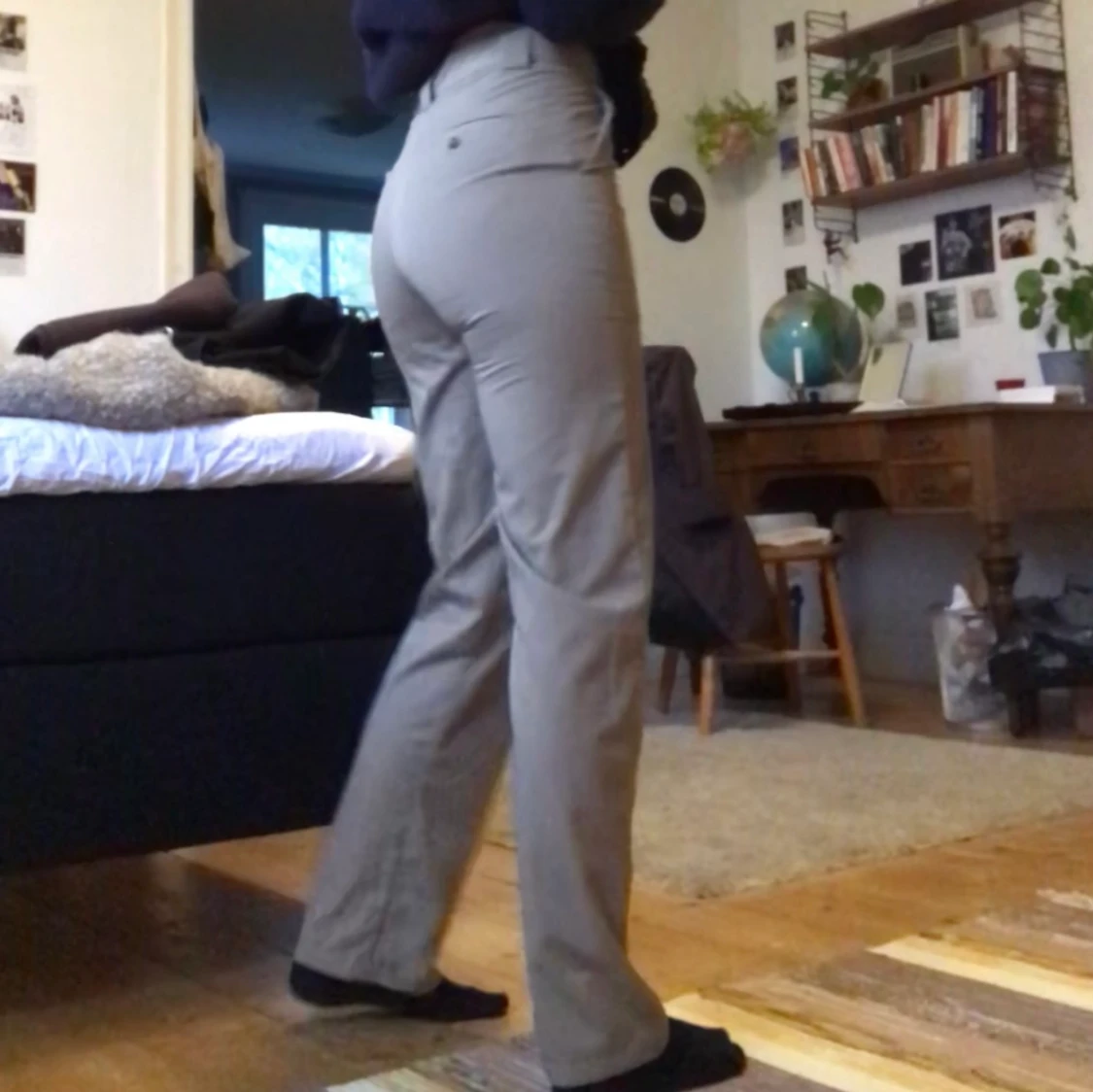 Beiga kostymbyxor - 91