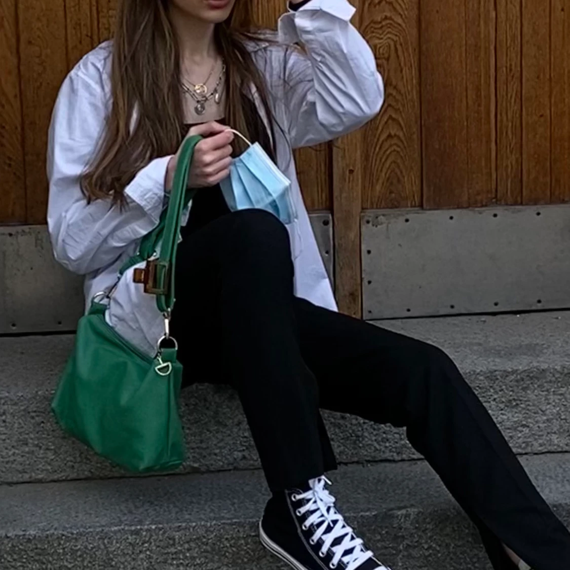 Grön Axel väska  - 90