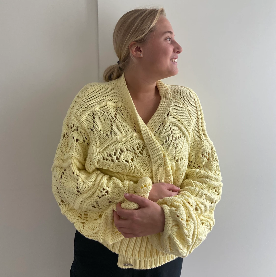 Gul mönstrad kofta  - 90