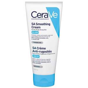 CeraVe smoothing cream for dry, rough, bumpy skin, fragrance free. Använt 1x. 139kr på apotek men säljer för 120kr.