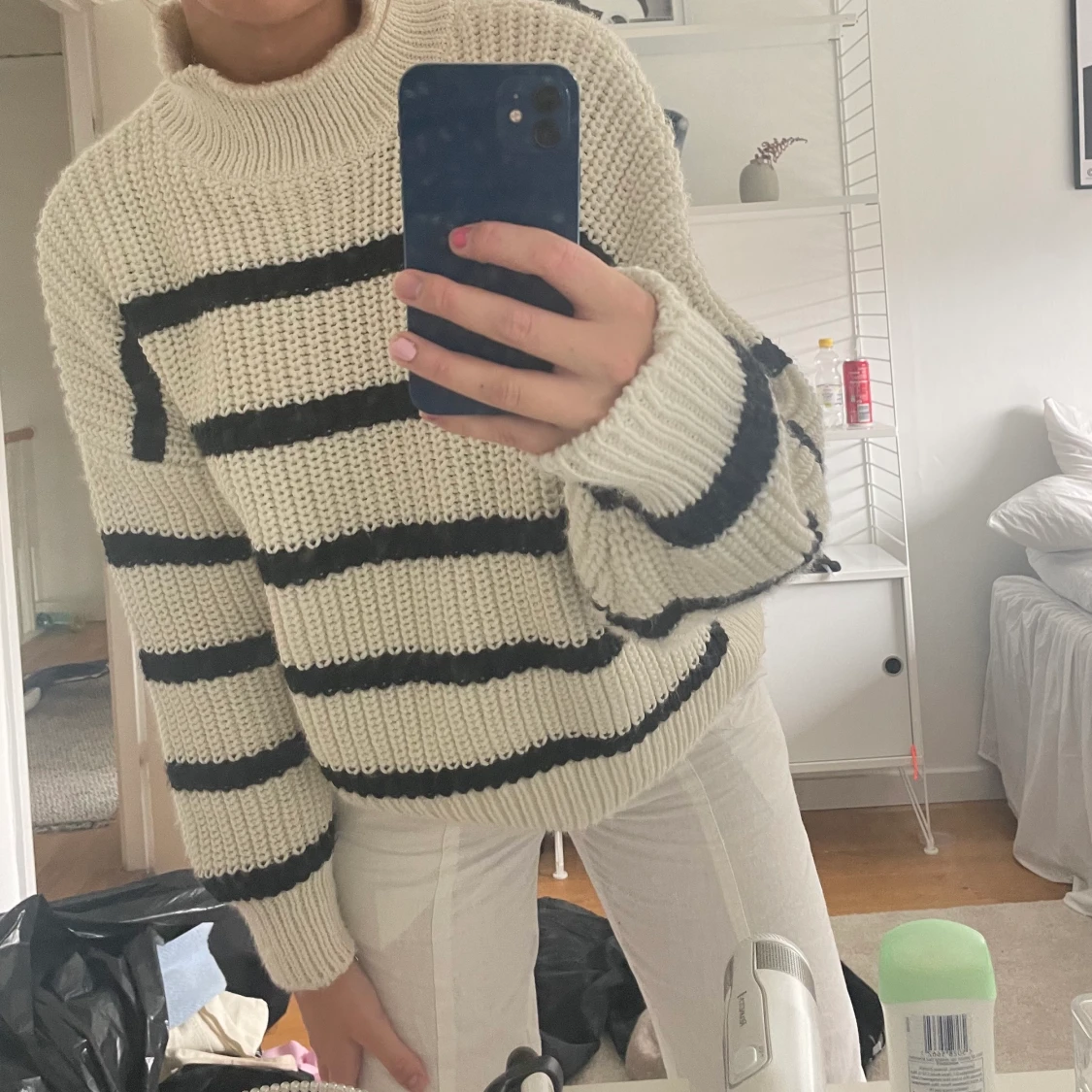 Stickad tröja