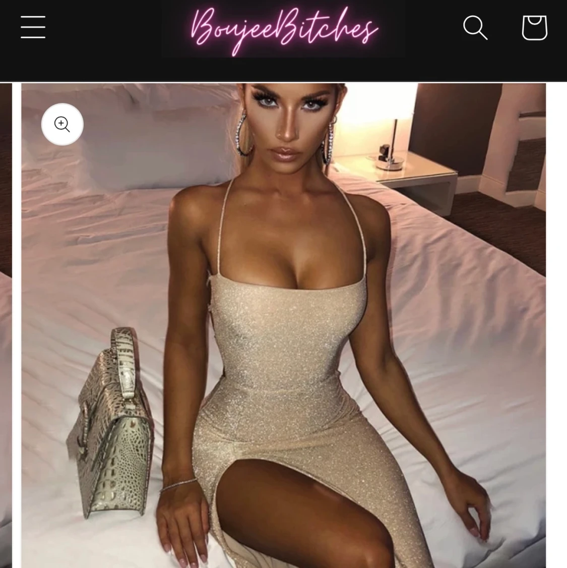 Glitter Split dress - 90