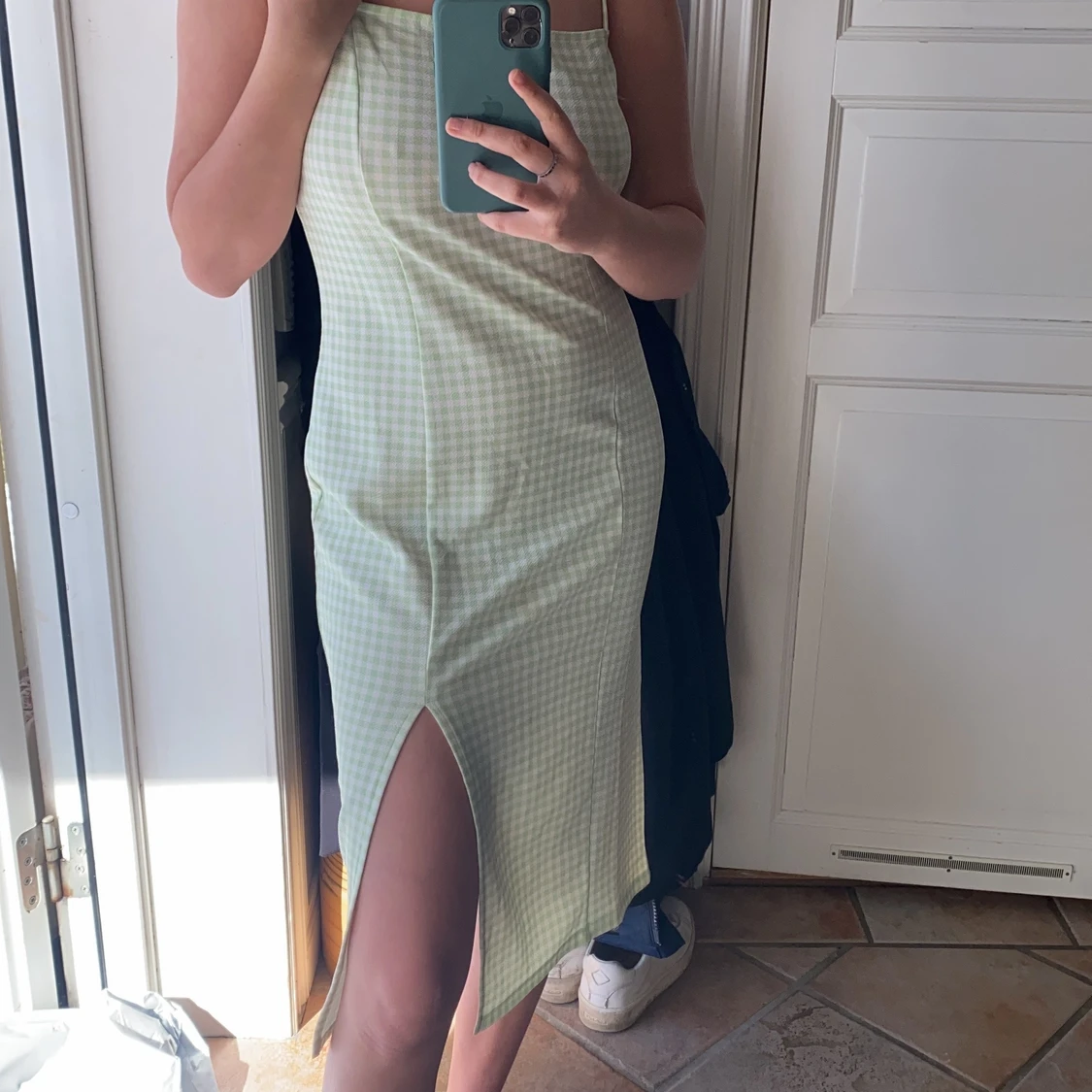 Grön klänning - 91