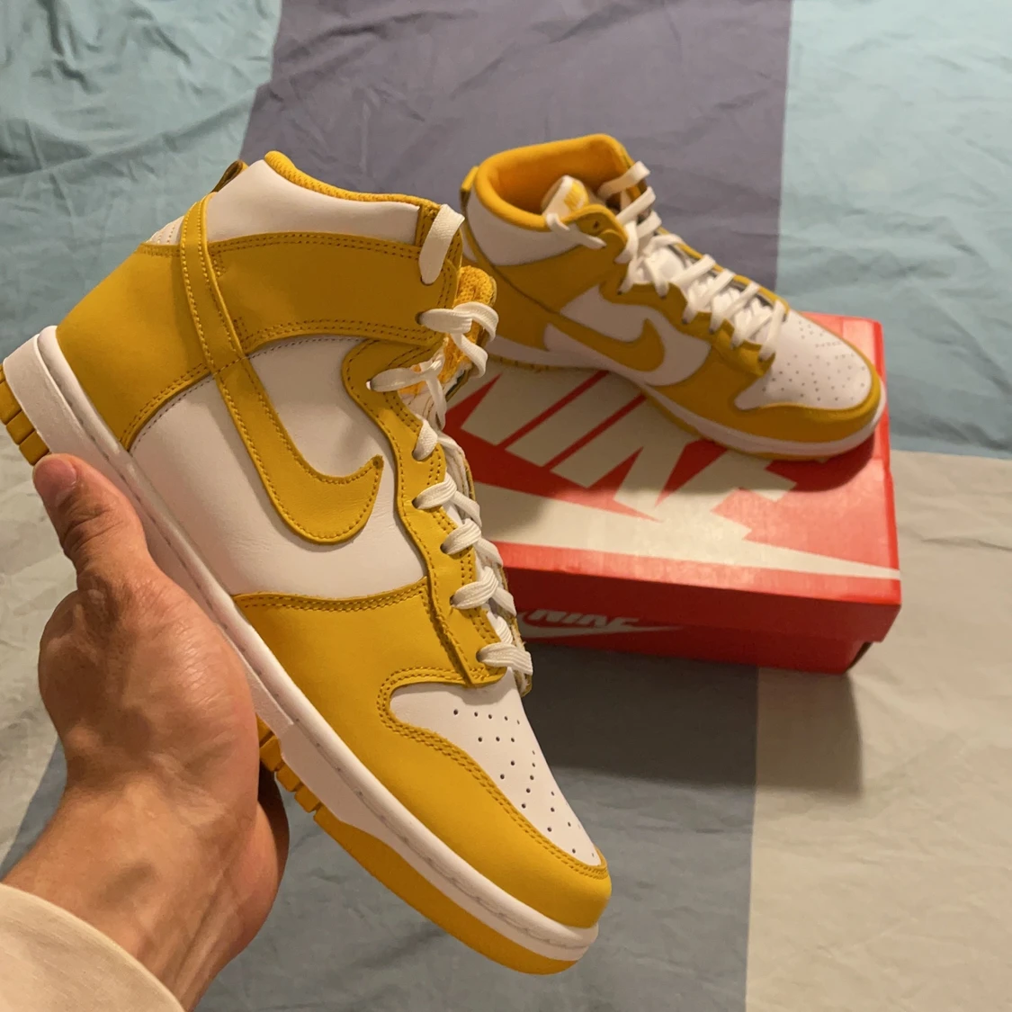 Nike Dunk High Dark Sulfur - 90