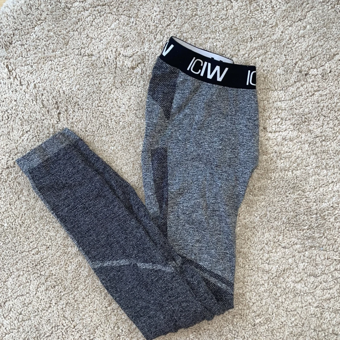 Icaniwill seamless gråa träningstights  - 90