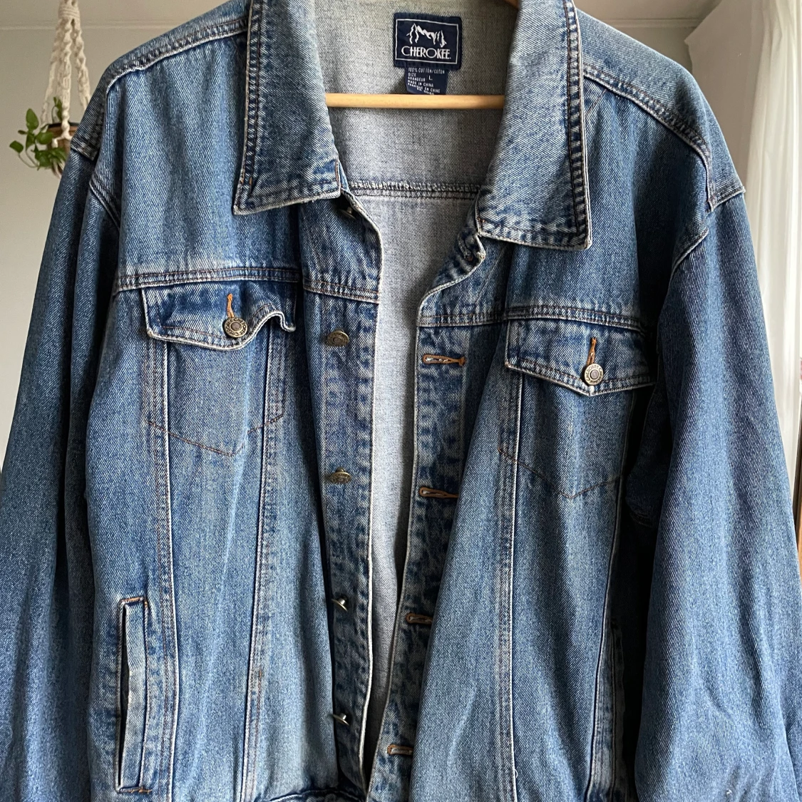 Oversized vintage Jeansjacka  - 90