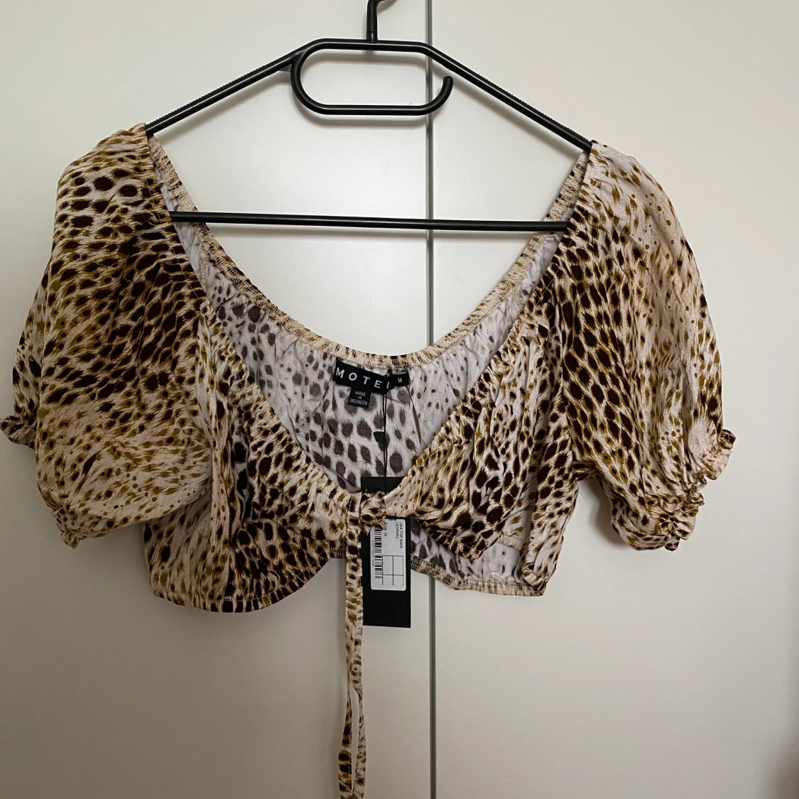 Motel Rocks Short Sleeve Leopard Top  - 90