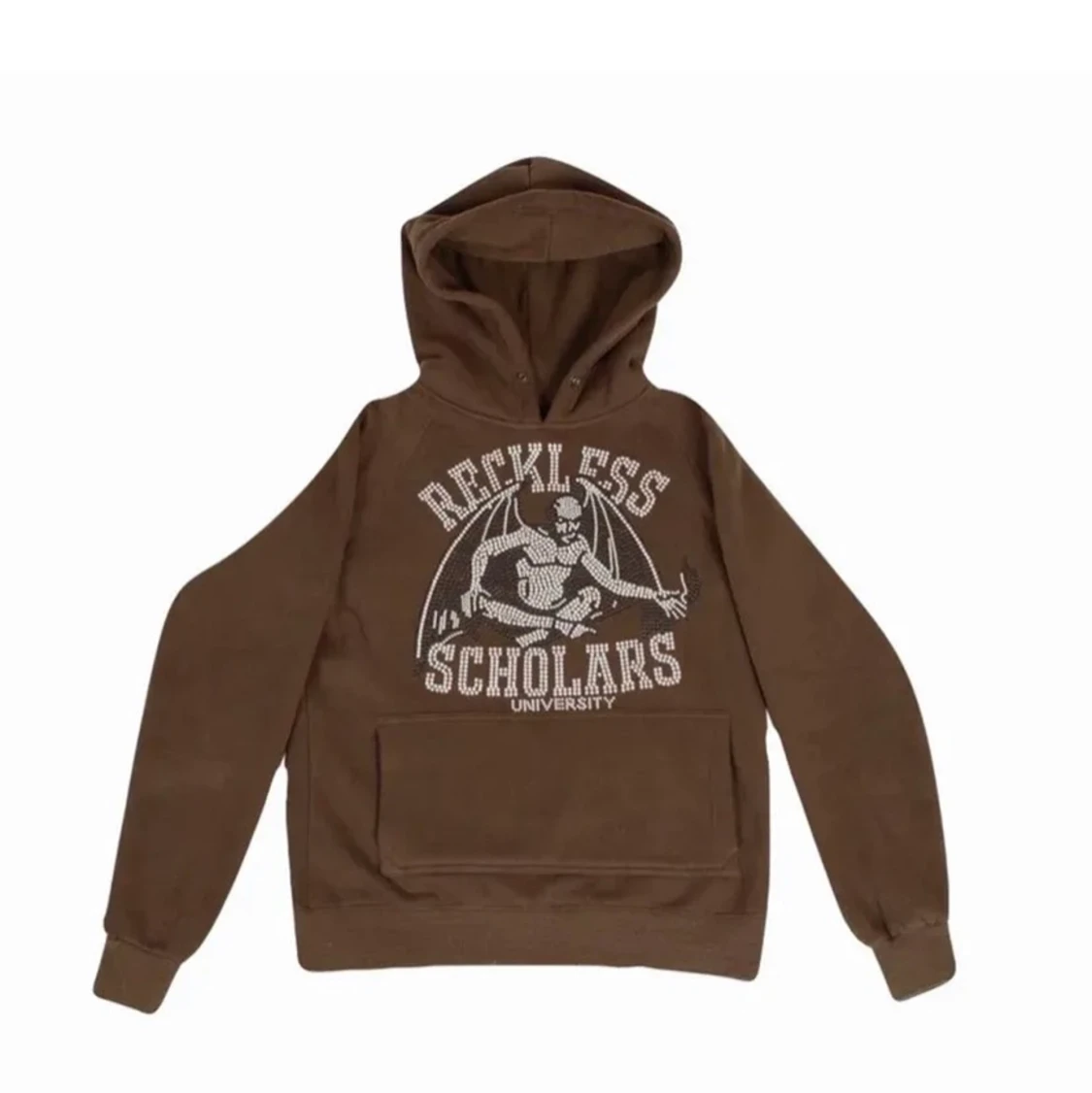 Brun reckless scholars hoodie