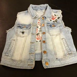 Jeansväst - Avklippta jeansjacka