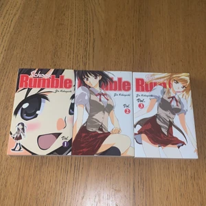 School Rumble manga volym 1-3  - School Rumble, manga, volym 1-3, bra skick! Aldrig läst :)