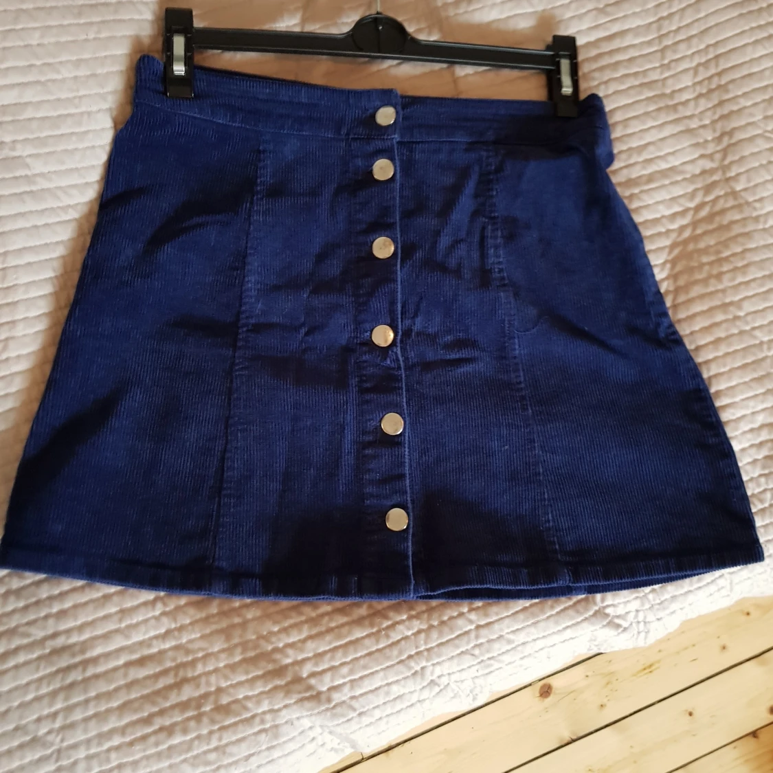 Blå manchester kjol!