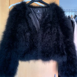 Svart pälsjacka från Chelsea S - Svart pälsjacka i storlek S. Den är aldrig använd utan endast testad. Säljer då den ej kommer till användning. Originalpris 1300kr men säljer för 500. Buda gärna!