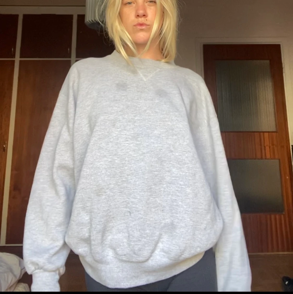 Vintage gray pullover