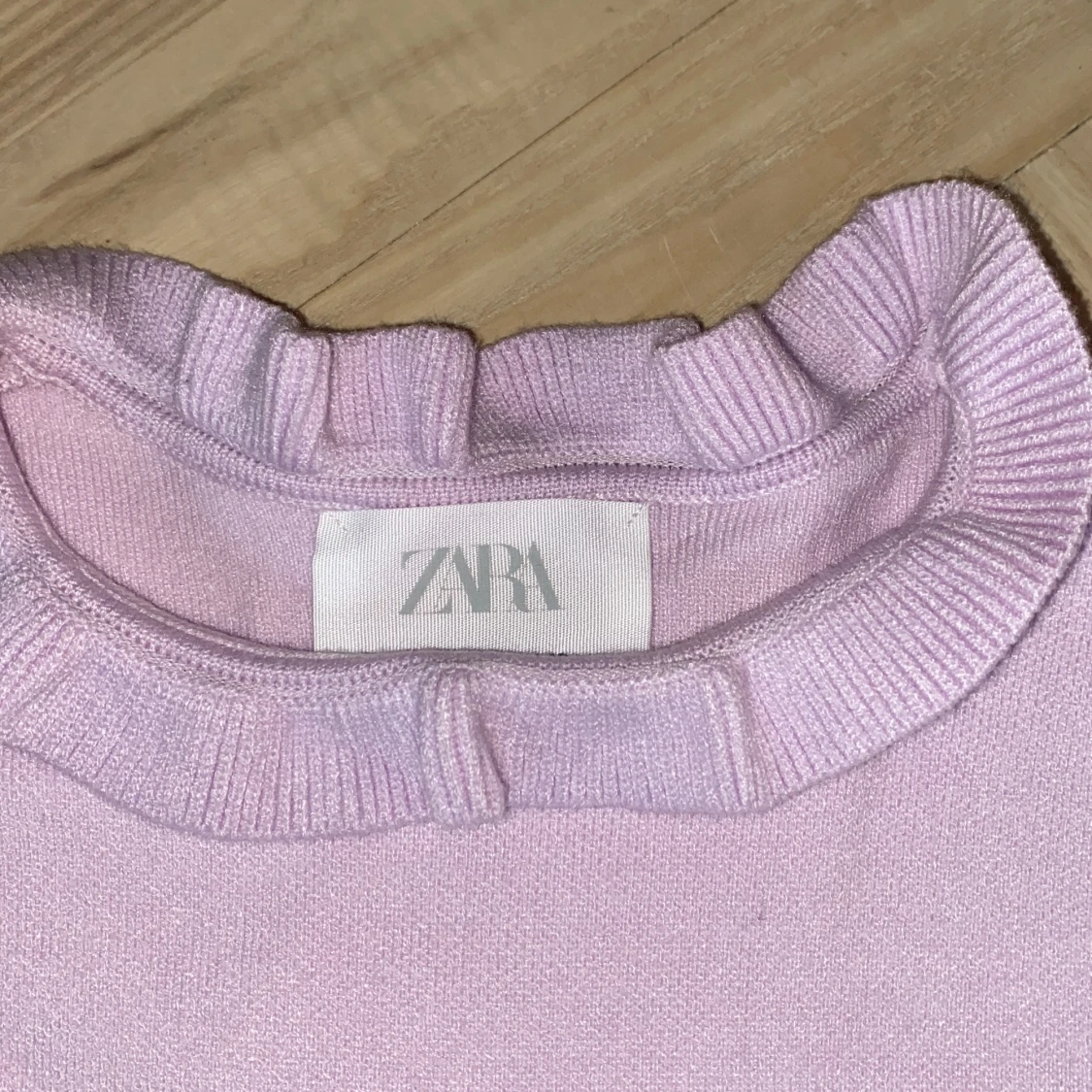 Lila zara tröja med krage🌺 - 90