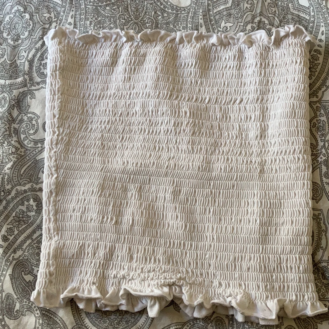  Strapless räfflad tröja från H&M  