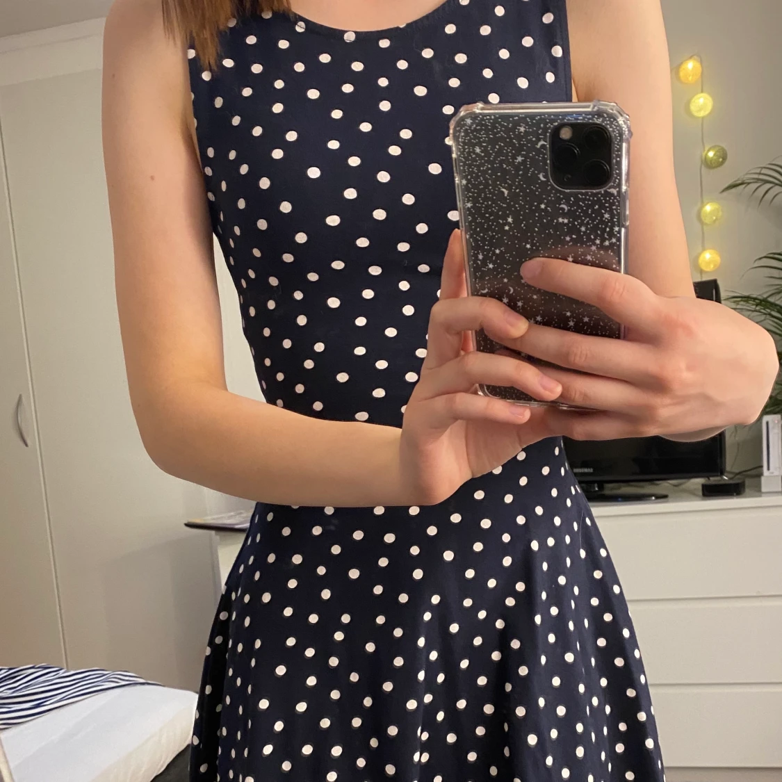 Prickig klänning  - 90