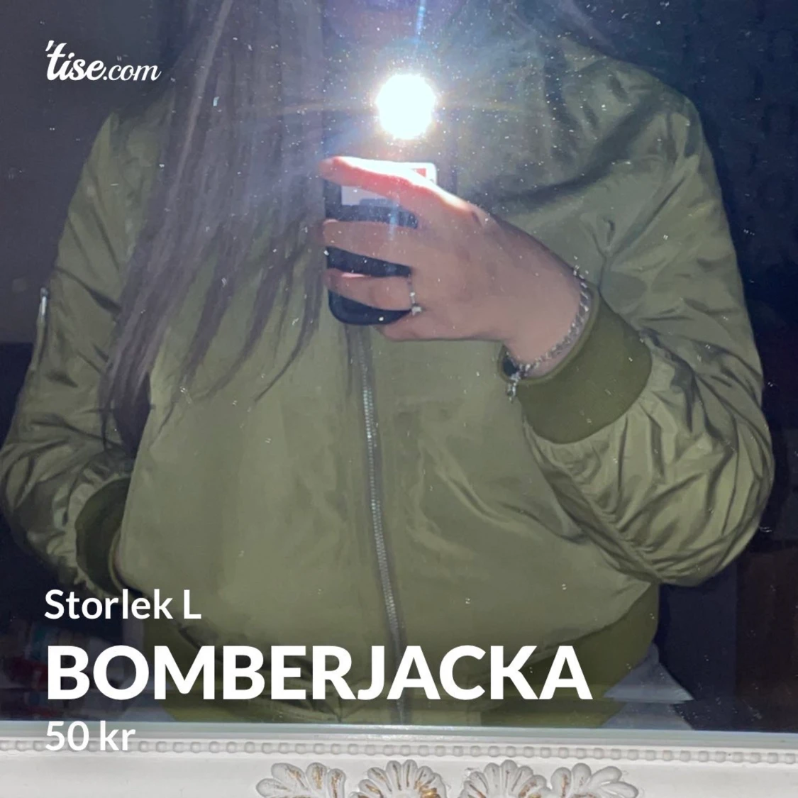 Bomberjacka i Storlek L