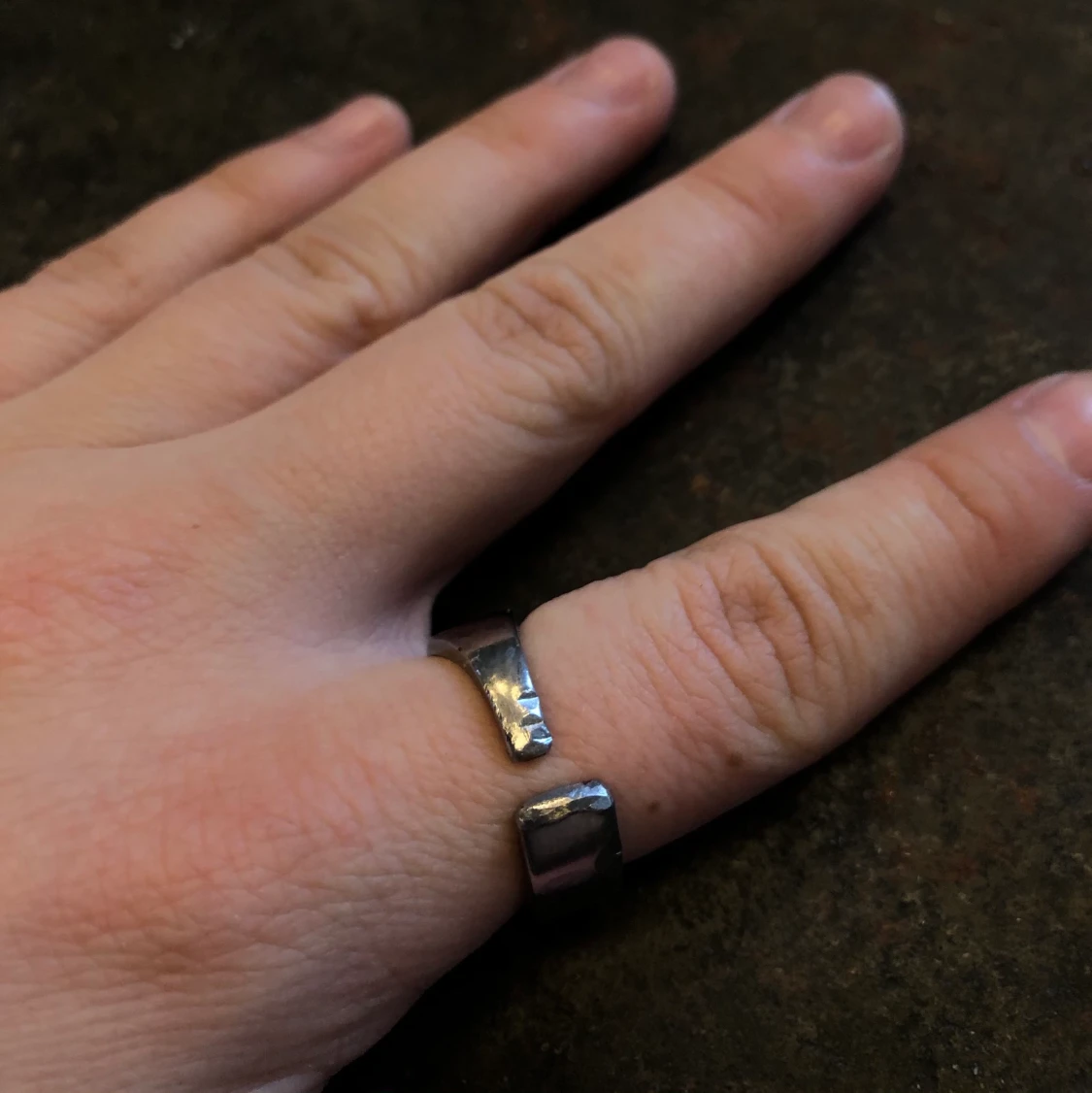 Ring i rostfritt stål - 91