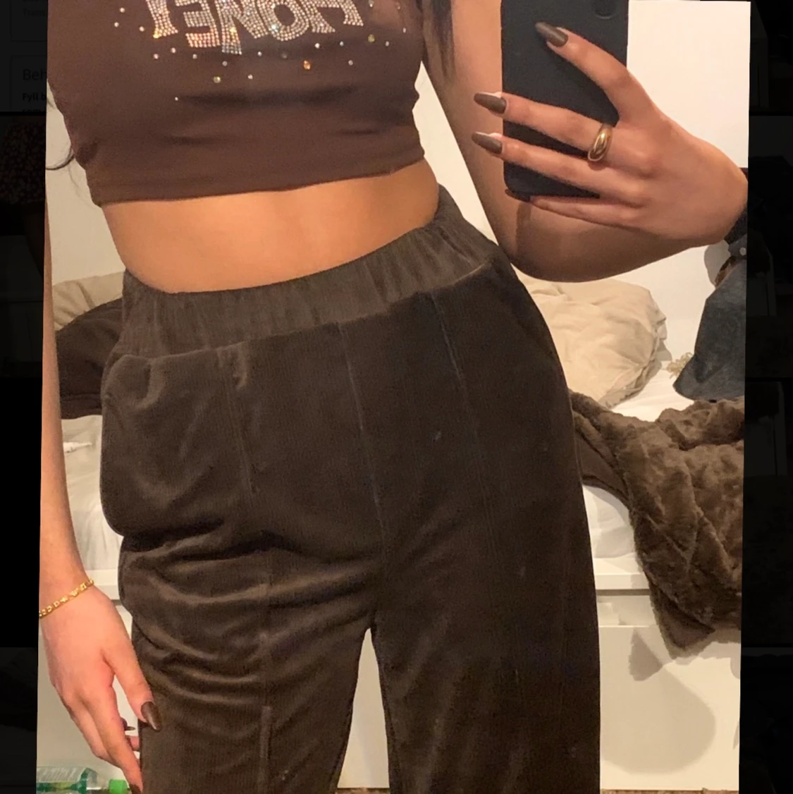Bruna byxor 🤎 - 90