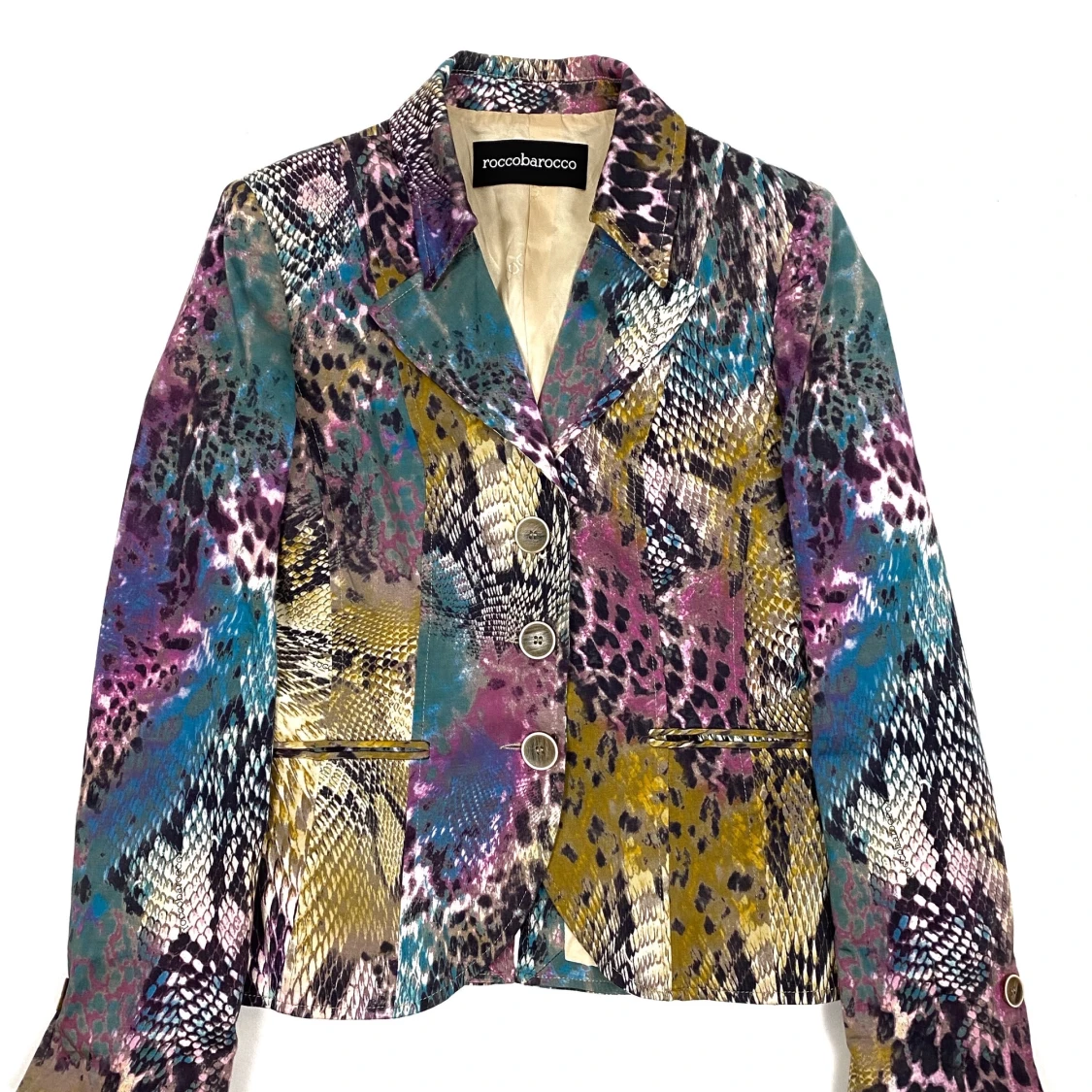 Roccobarocco Multi Snakeprint Blazer  - 91