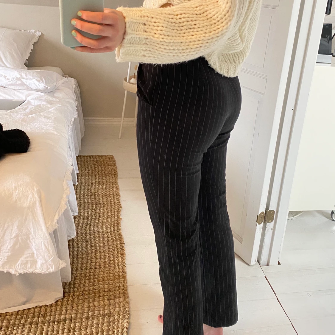 Randiga kostymbyxor  - 91