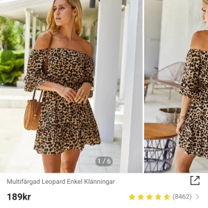 Shein klänning boho leopard s - Helt nytt. Säljer pga den passar inte mig och returdatumet har passerat. Skriv om du vill ha fler grejer så kollat vi på fraktkostnad.