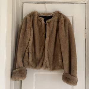 Säljer denna så fina höst/vinter jacka från Zara/Trf i fakepäls! Storlek xs!  (Köpare står för frakt)