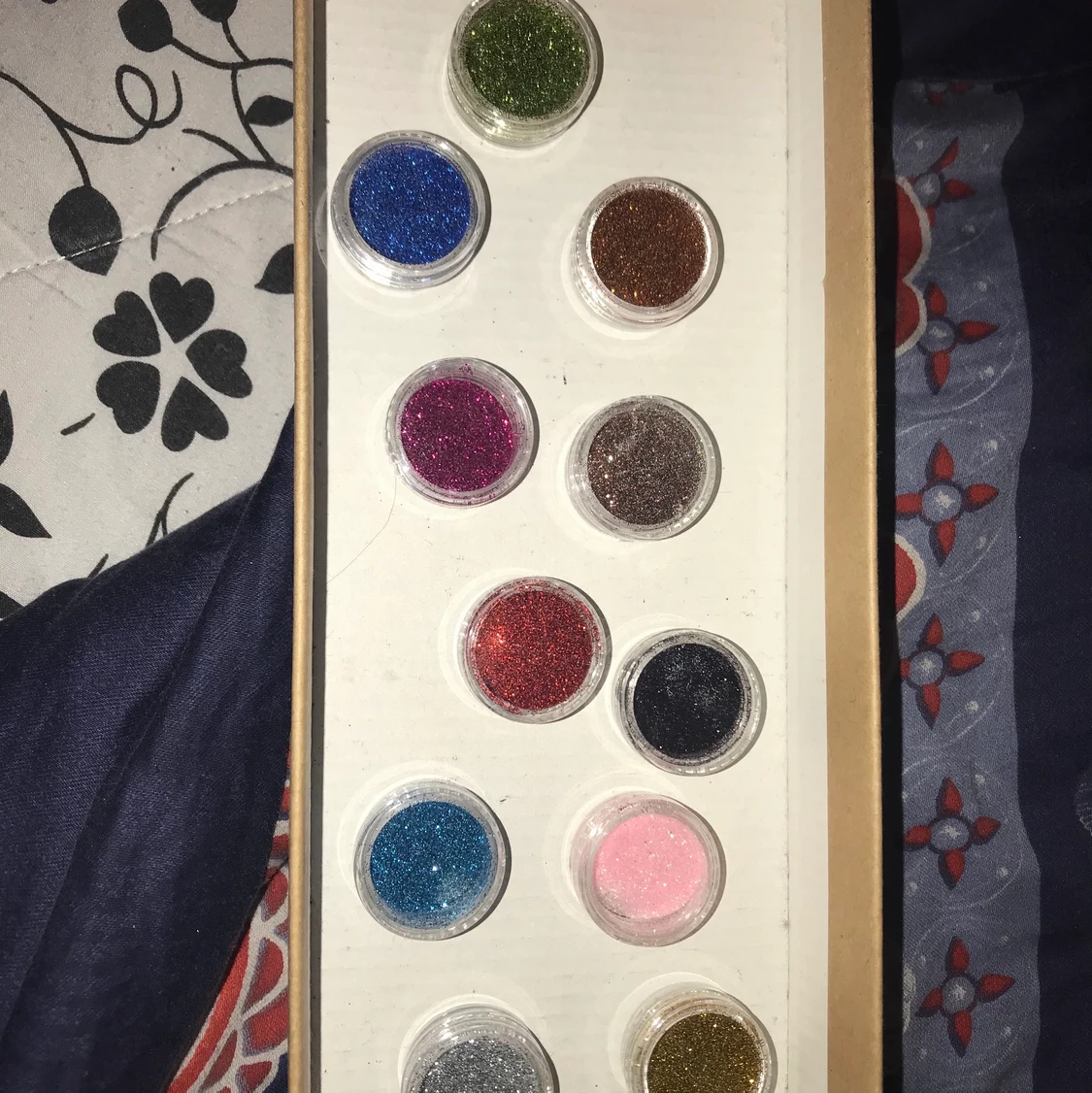 11 olika nagel glitter 