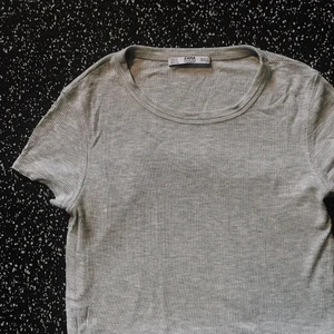 ZARA t-shirt S - Färg: ljusgrå/grå Storlek: S (34/36) Modell: dam/kvinna/womens Mitt pris: 50 kr   Kolla in mina andra annonser, säljer bl.a märken som: Levis, Champion, Victorias Secret, Tommy Hilfiger, Calvin Klein, Adidas, Nike, Puma, Aimn, Gymshark, Brandy Melville, Hollister, NAKD, Topshop, Fjällräven, Weekday, Monki, Triangl.
