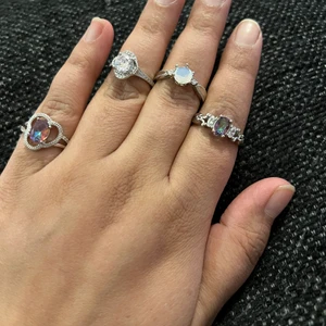 Adjustable sterling silver rings - Sterling silver rings 