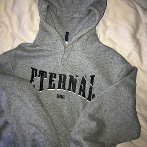 Grå hm hoodie - Snygg grå hoodie från H&M, köpt för flera år sen och inte kommit till användning på ett väldigt bra tag! Jätteskön och huvan är perfekt size, väldigt mysig! Ficka på magen också. Passar för XS/S skulle jag säga, jag själv är oftast S. 💘💞 