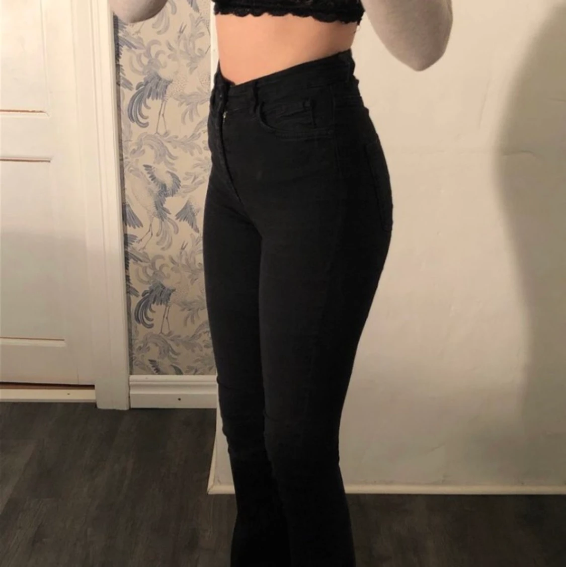 Bootcut jeans, storlek S - 90