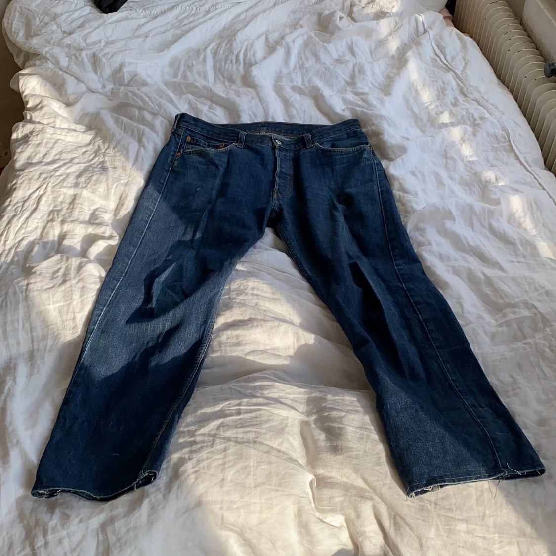 Levi’s 501, uppsydda i storlek 34/34