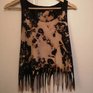 Batikat linne - Batikat linne med fransar batikat den själv hemma 