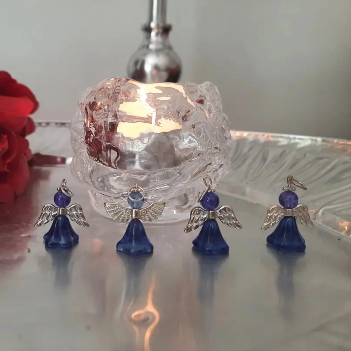 Lila/mörkblåa lyckoänglar!