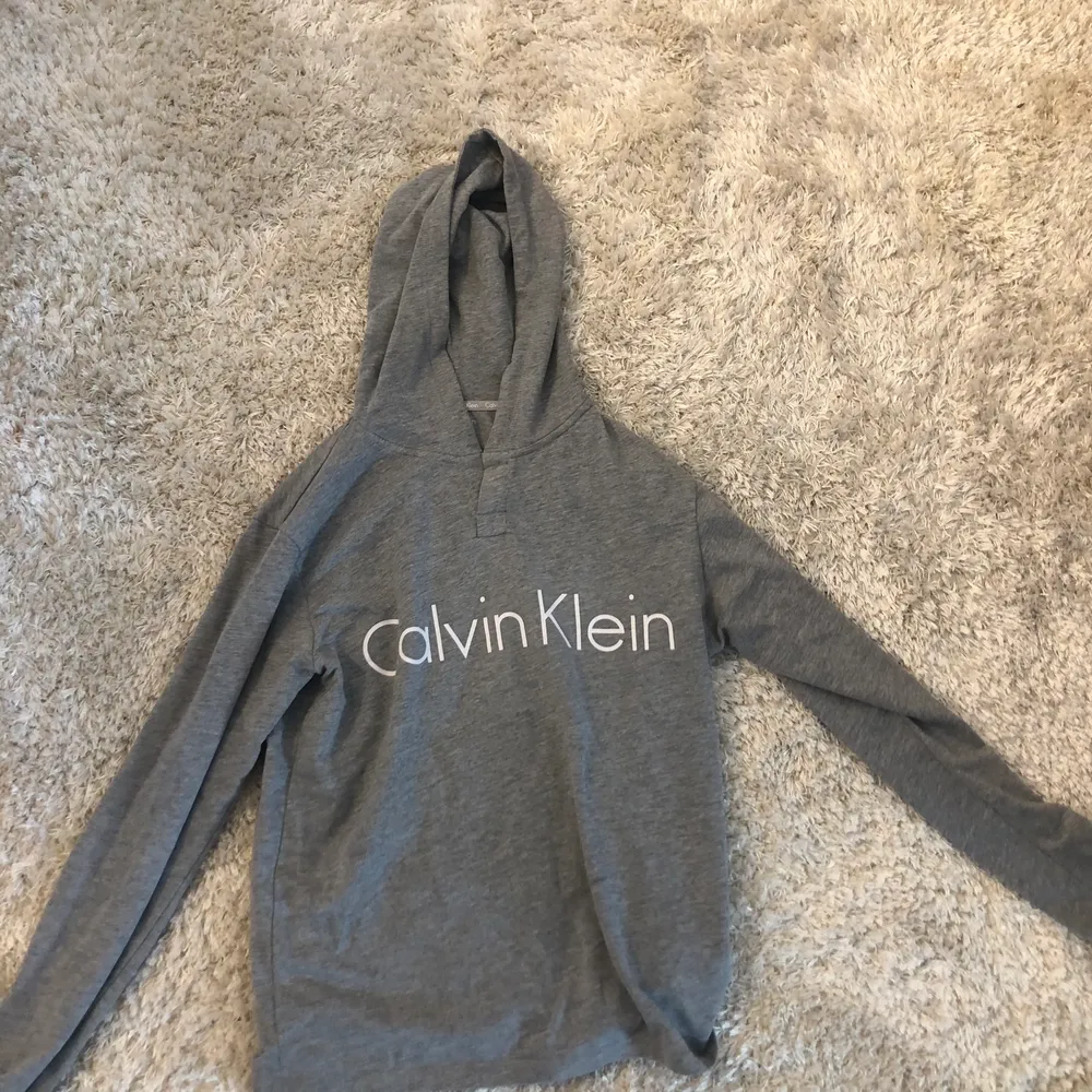 Säljer denna lite tunnare Calvin Klein hoodie, fint skick. Frakt 50kr. Hoodies.